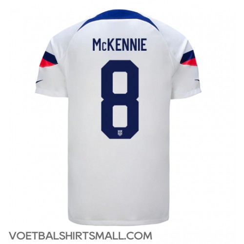 Verenigde Staten Weston McKennie #8 Voetbalkleding Thuisshirt WK 2022 Korte Mouwen